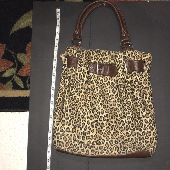 Leopard Print Satchel Bag - Picture 13 of 14